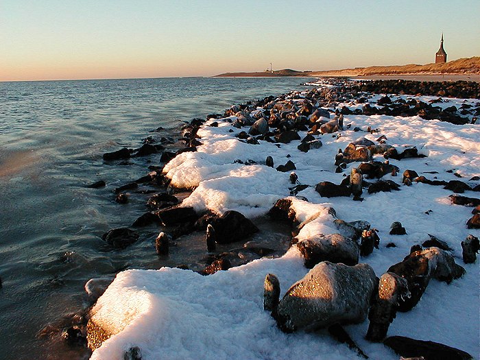 Eis an der Wasserkante