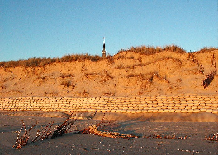 Sands&auml;cke am &raquo;Harleh&ouml;rn&laquo;