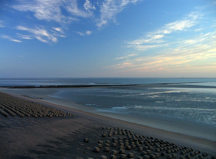 Blick vom Deckwerk nach S&uuml;dwesten