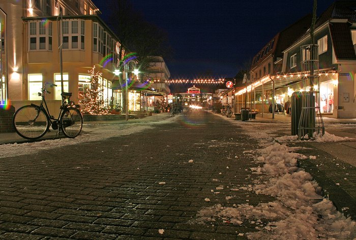 Zedeliusstra&szlig;e bei Nacht