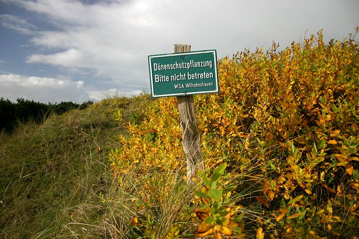 Schild vom &raquo;WSA&laquo;