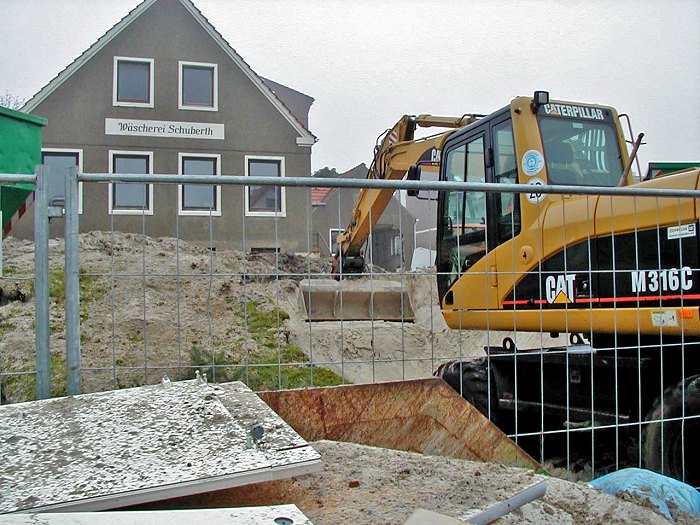 Abri&szlig; der W&auml;scherei Schuberth