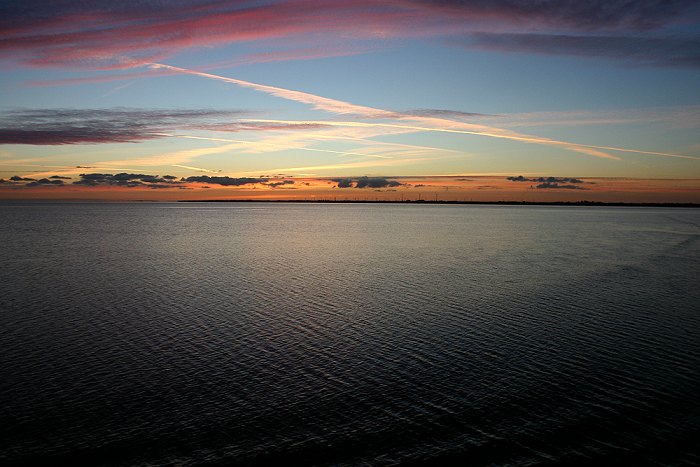 D&auml;mmerung &uuml;ber dem Watt
