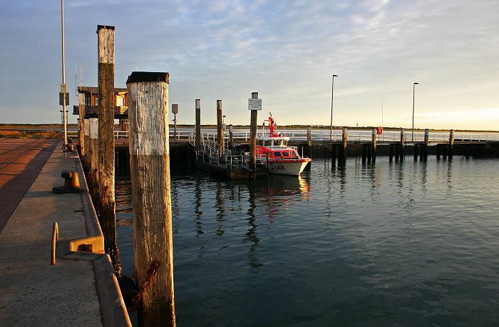 Westanleger in der Morgensonne