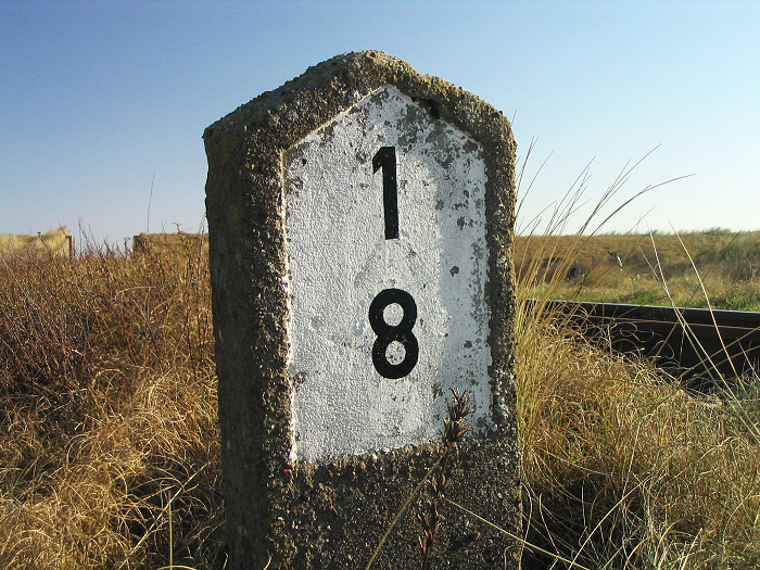 Kilometerstein der G.O.E.