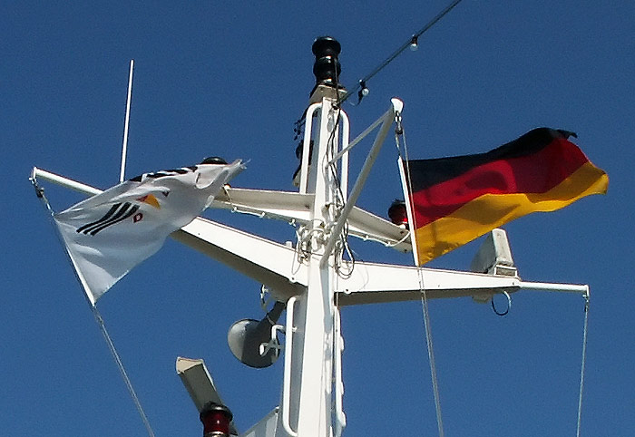 Mast der MS »Wangerooge«