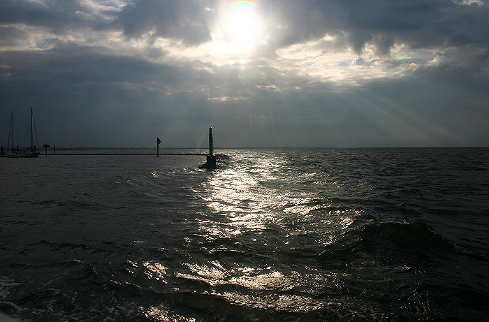 Einfahrt in den Westanleger