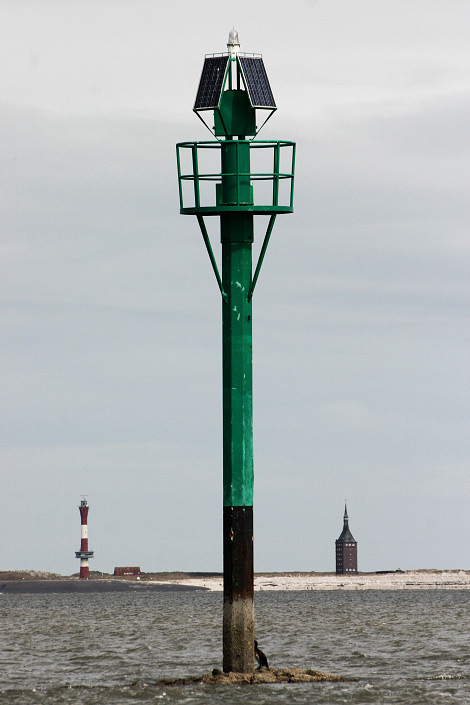 Leuchtfeuer am Beginn des Steindamms