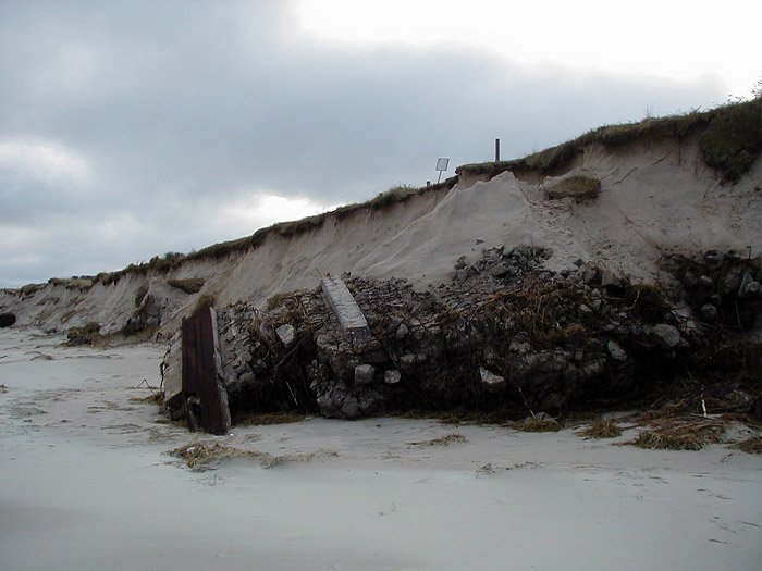 Bunkerreste in den D&uuml;nen