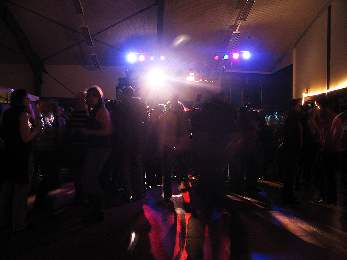 Silvesterparty in der Tennishalle