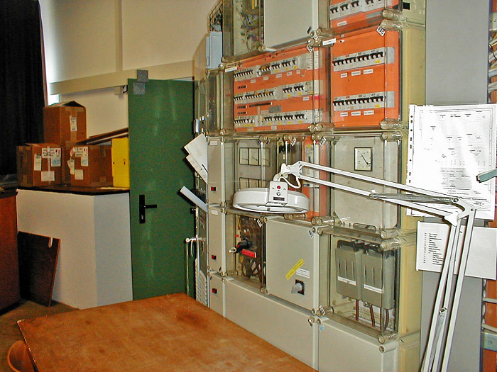 Radarraum im Mittelgeschoß des Neuen LT