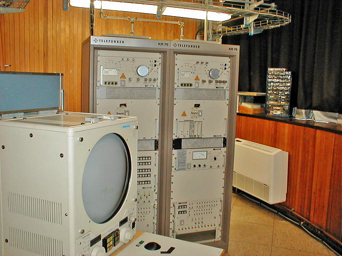 Radarraum im Mittelgescho&szlig; des Neuen LT