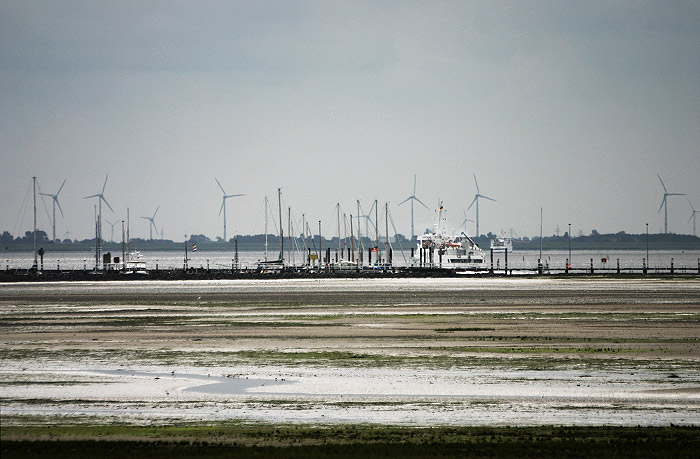 Blick zum Westanleger hinüber