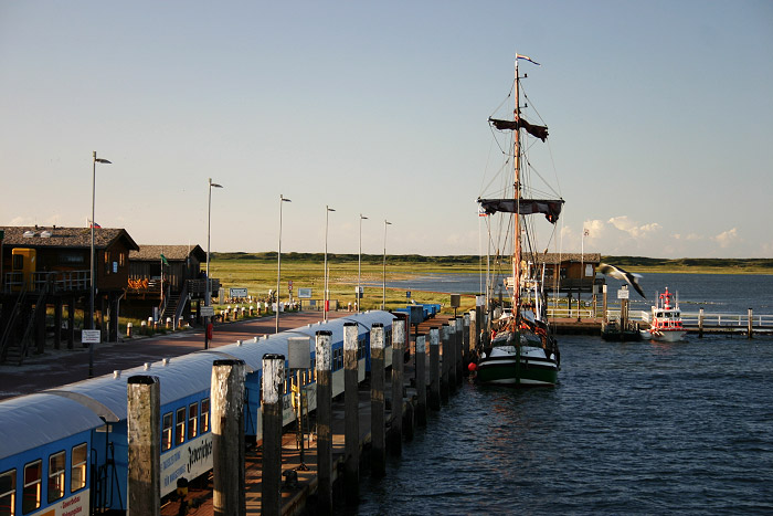 Abendstimmung am Westanleger