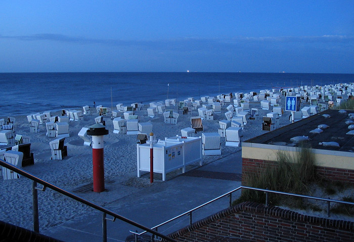 Abendstimmung am Hauptstrand