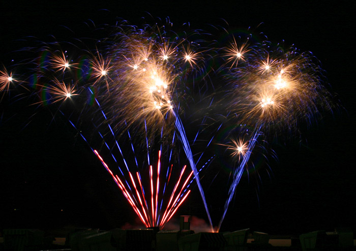 Feuerwerk im Sommer 2009