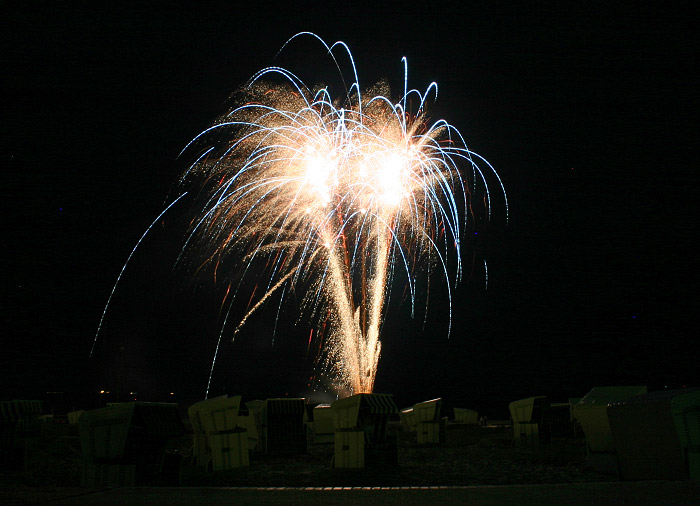 Feuerwerk im Sommer 2009