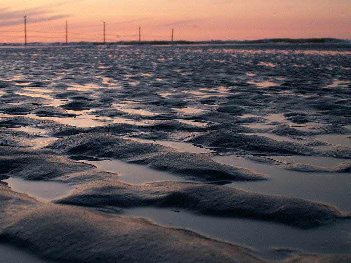 Sandrippel im Badefeld