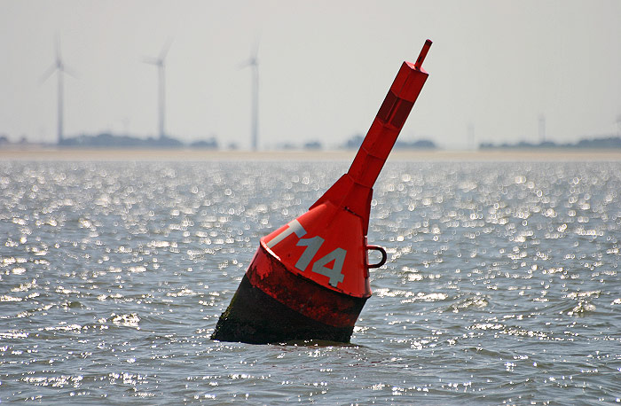 Backbordtonne in der Telegraphenbalje