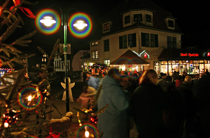 Weihnachtsbaumweitwurf