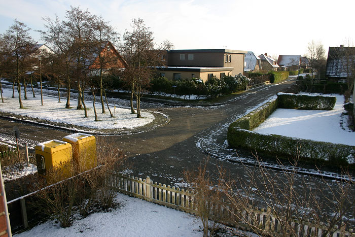 Schnee im Dorfgroden