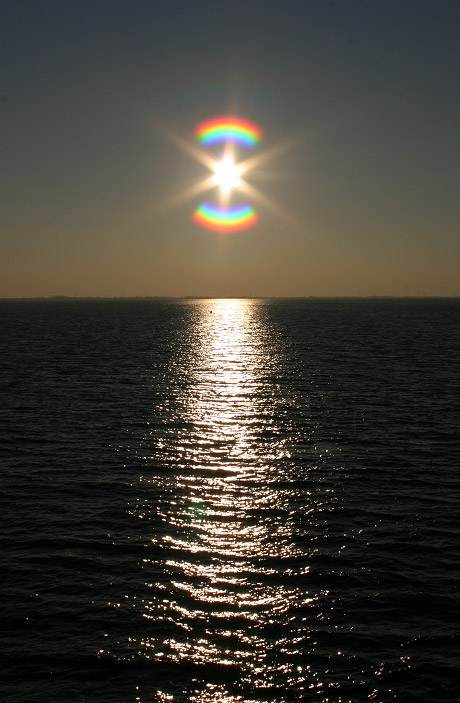 Wattenmeer im Gegenlicht