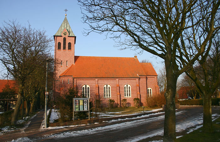 Nikolaikirche im Winter