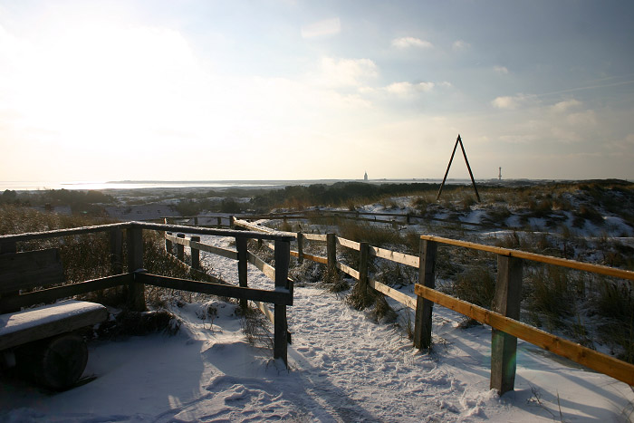 Auf der Aussichtsd&uuml;ne beim Bielefelder Heim
