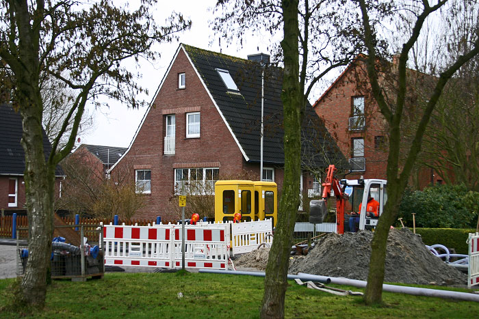 Baustelle im Dorfgroden