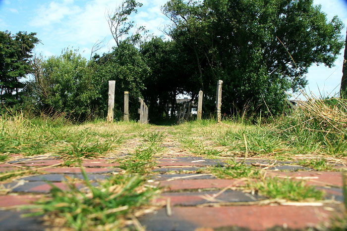 Fu&szlig;weg zum Deich