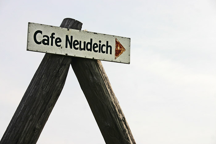 A-Mast bei Caf&eacute; Neudeich
