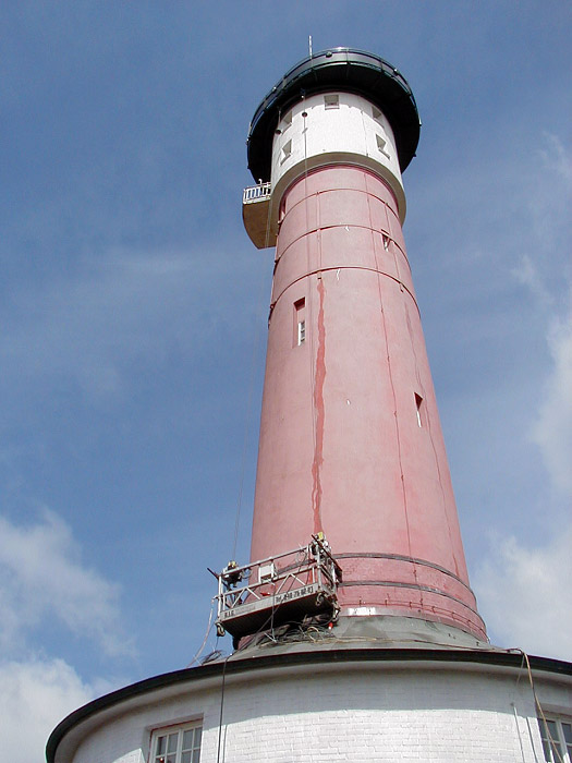 Neuanstrich des Alten Leuchtturms