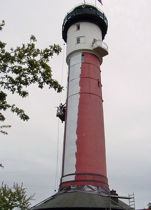 Voranstrich des Alten Leuchtturms