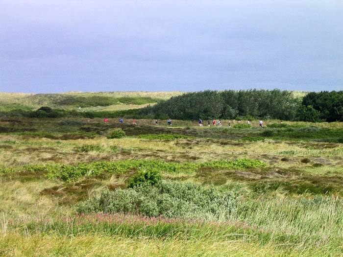 L&auml;ufer auf der Stra&szlig;e zum Westen