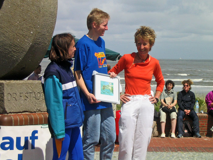 Westturm-Lauf: Siegerehrung der Damen