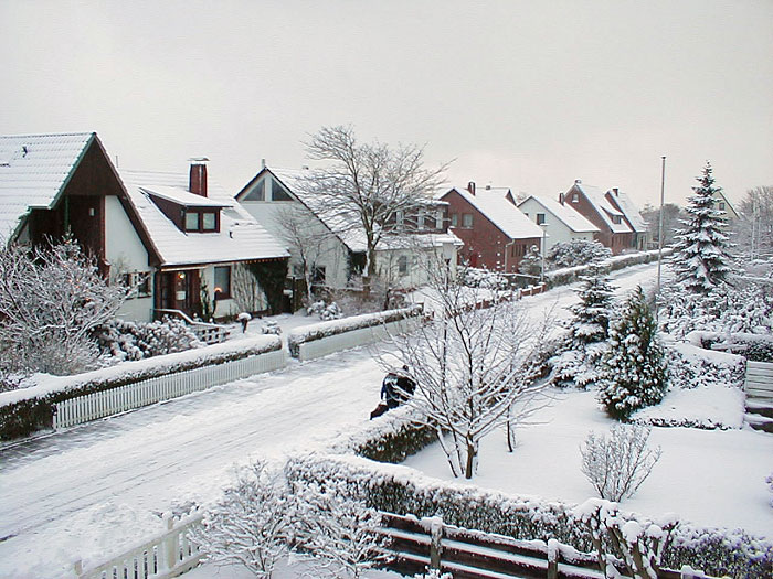 Schnee im Dorfgroden