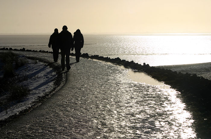 Auf dem Westdeckwerk