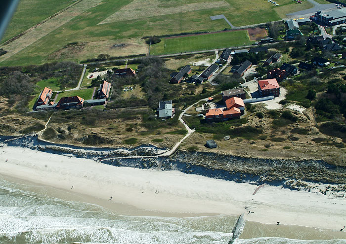 Luftaufnahme vom Bootsweg und umzu
