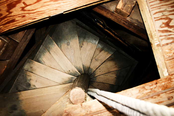 Westturm-Wendeltreppe