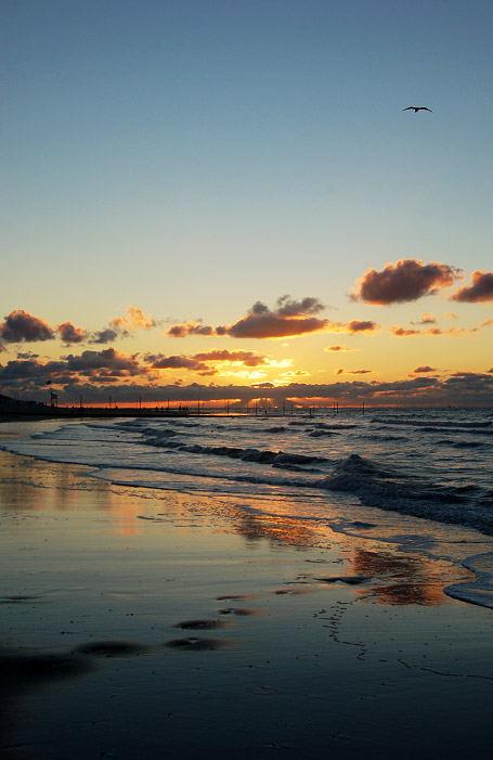 Abendstimmung am Hauptstrand