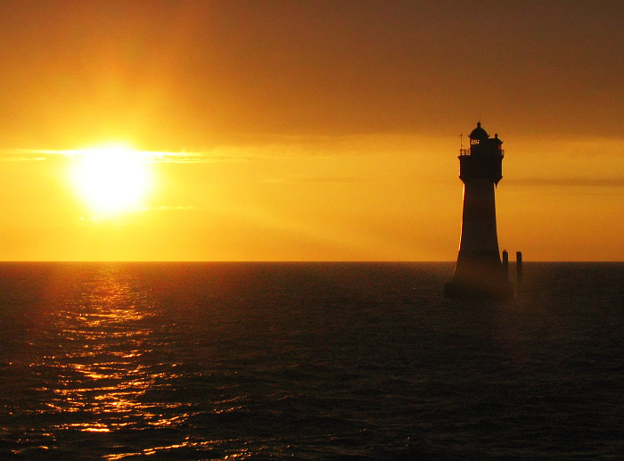 Sonnenuntergang am Roten Sand