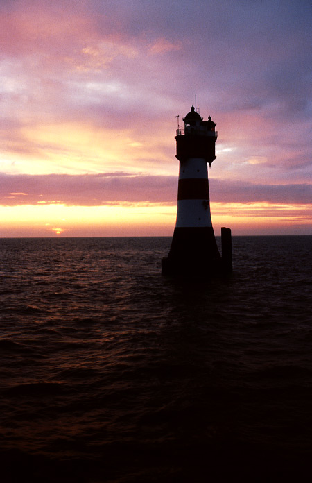 Abendstimmung am Leuchtturm Roter Sand