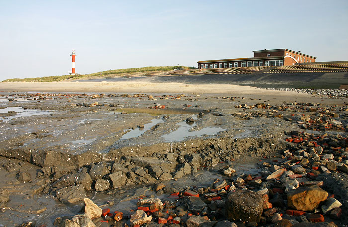 Schlickfl&auml;che am Weststrand