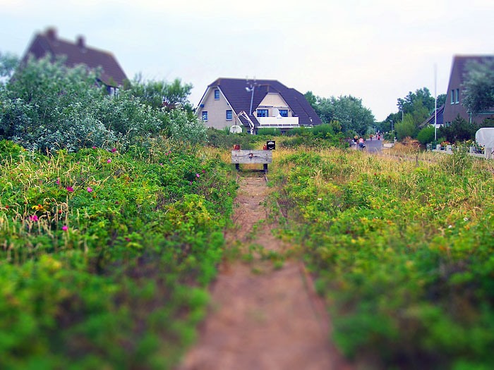 Prellbock an der Siedlerstra&szlig;e
