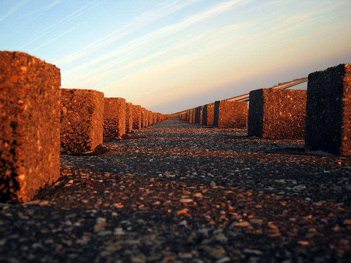 Auf dem S&uuml;dwestdeckwerk