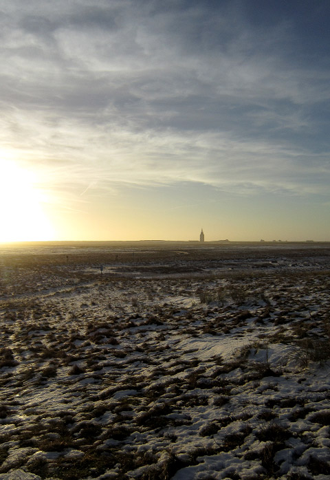 Blick vom S&uuml;ddeich zum Westturm