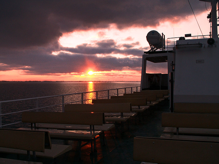 An Deck der MS Wangerooge