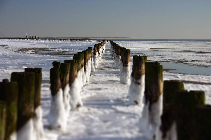Reste der Inselbahnstrecke in den Osten