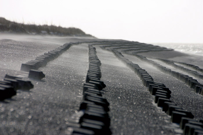 Sandwehen auf dem Nordwest-L&auml;ngswerk