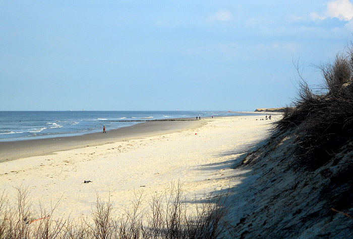 Blick auf den Strand